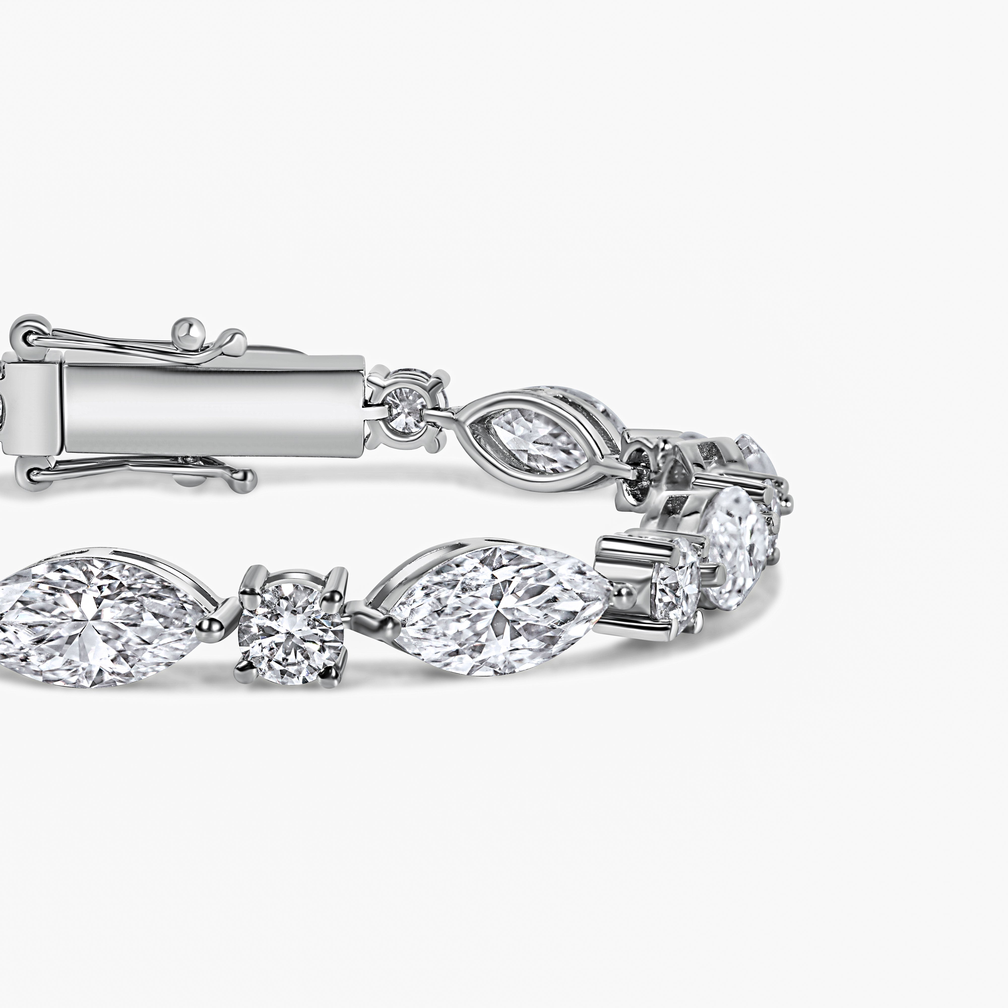 Yves Bracelet fine jewelry moissanite tennis bracelet