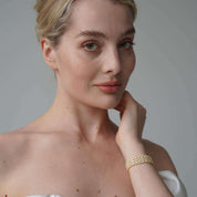 celebrity worn bracelet Viviana Halil jewelry worn by model
