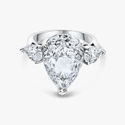 Viviana Halil Georgina Ring pear cut fine jewelry design