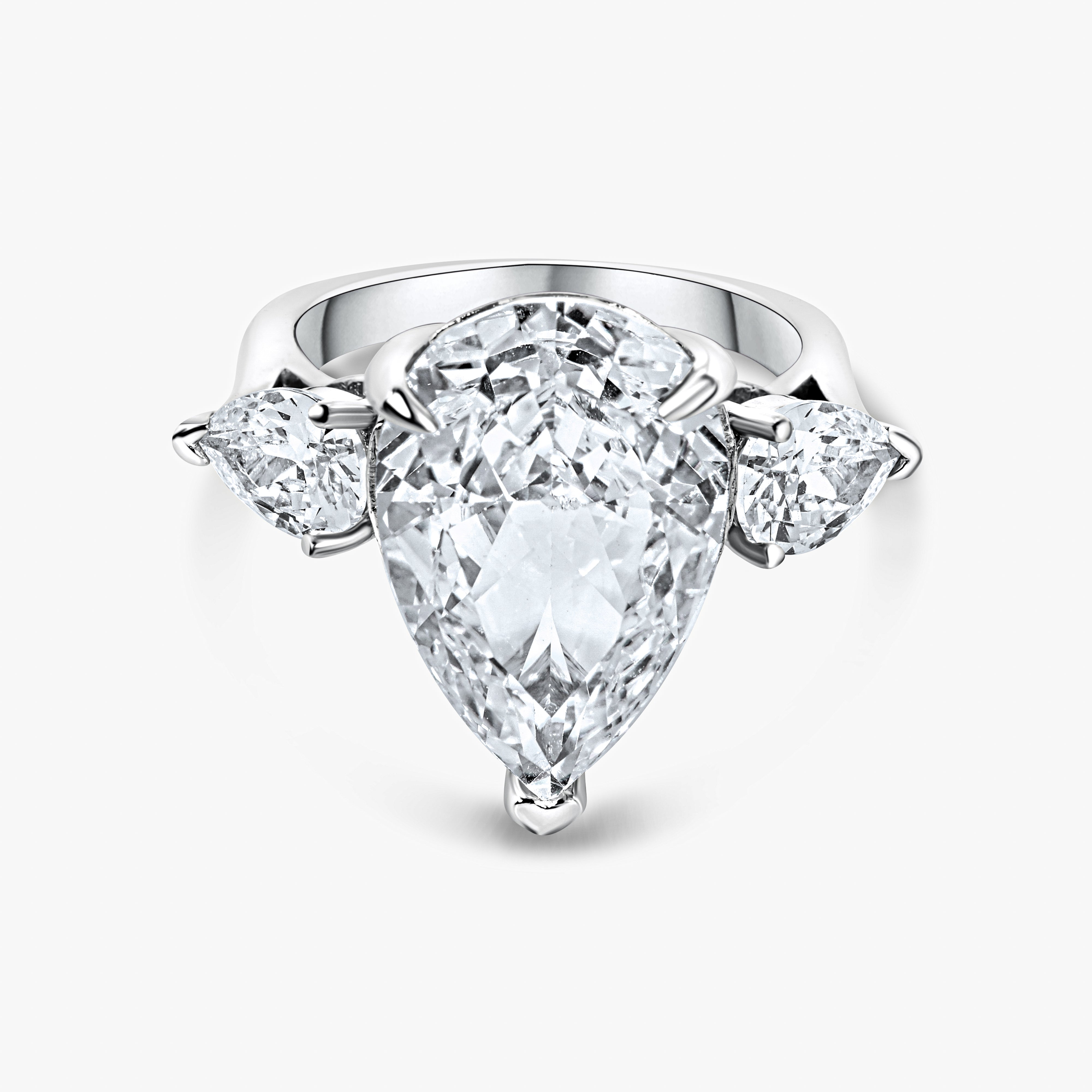 Viviana Halil Georgina Ring pear cut fine jewelry design