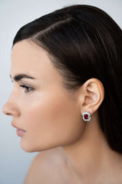 Viviana Halil, The Laurent Earrings modern icons jewelry.