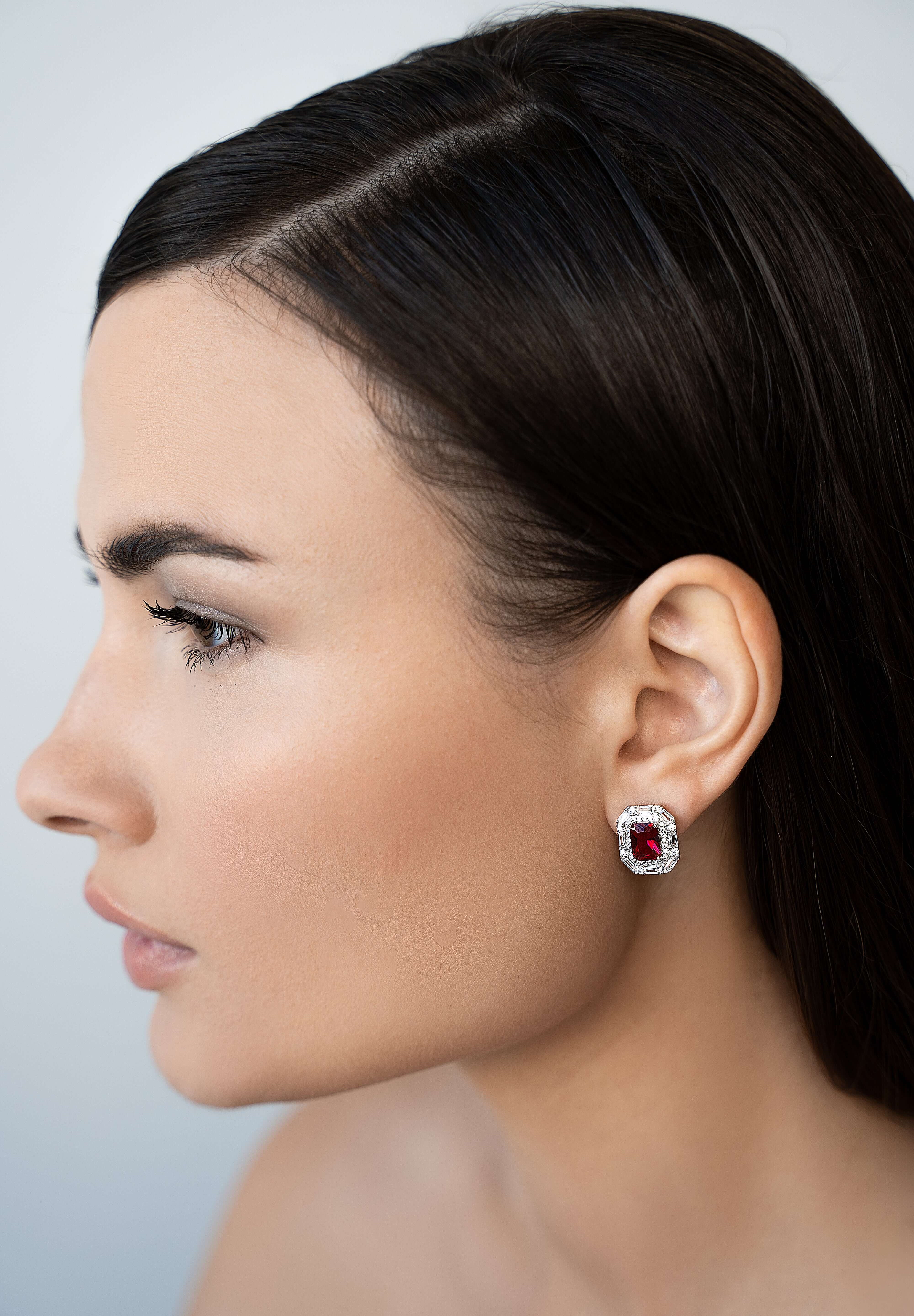 Viviana Halil, The Laurent Earrings modern icons jewelry.