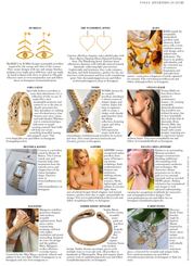 The Harriet Earring a floral custom design by Viv Halil featured in Vogue July 2025 