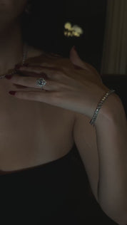 The Luxxe Tenné Bracelet | 4MM Sterling Silver Tennis Bracelet