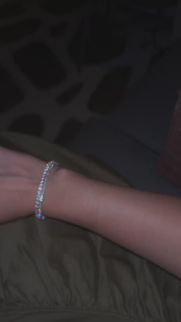 The Petite Luxxe Tenné 3MM | Sterling Silver Tennis Bracelet