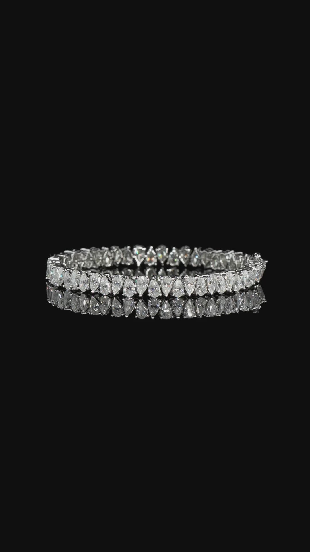 The Novi Moissanite Bracelet in Sterling Silver