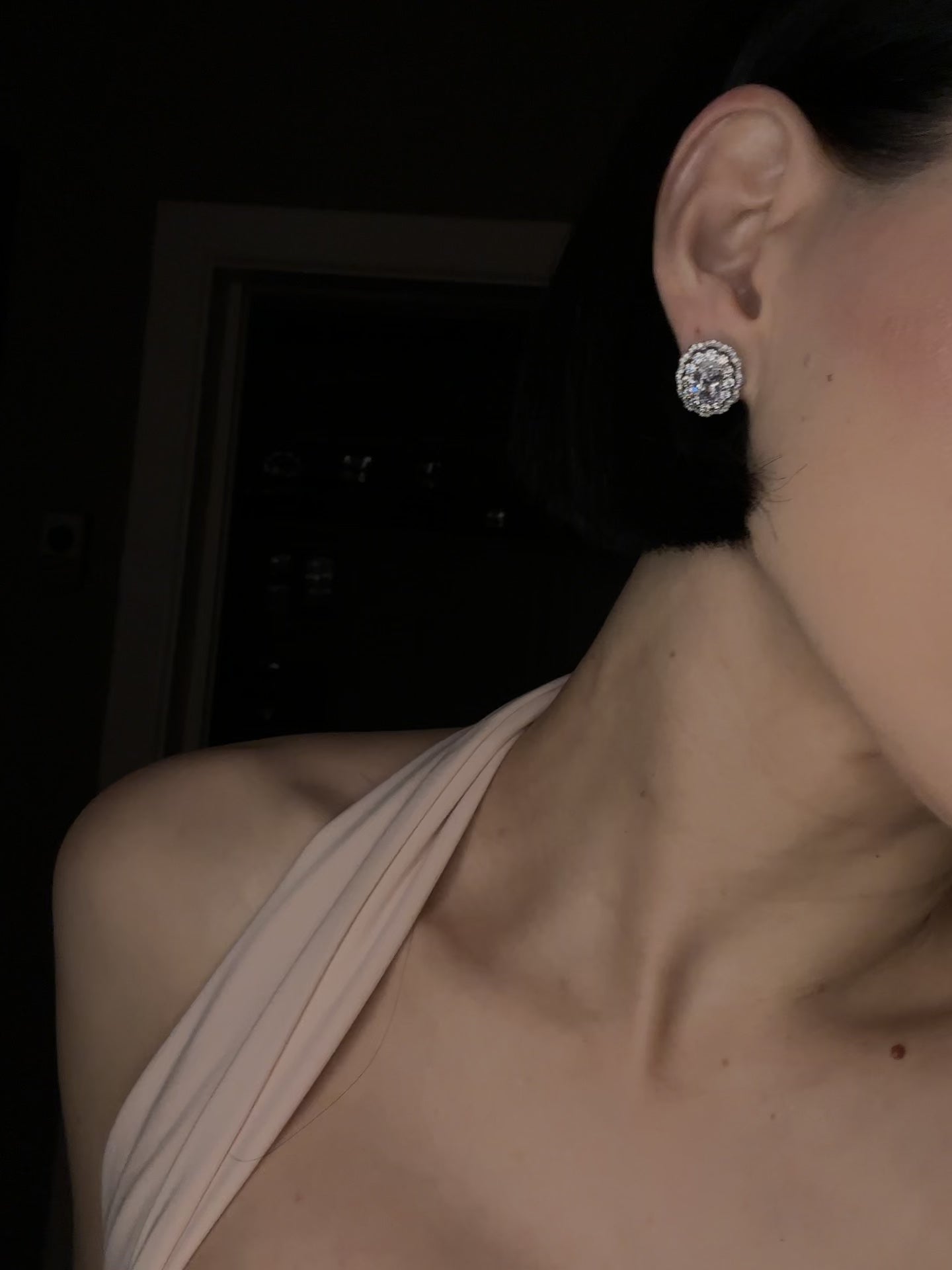 The Louis Earrings – Sculptural Sterling Silver Stud Earrings