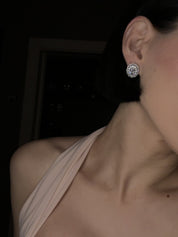 The Louis Earrings – Sculptural Sterling Silver Stud Earrings