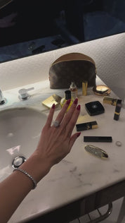 The Mon Cheri Ring by Viviana Halil Worn by model.