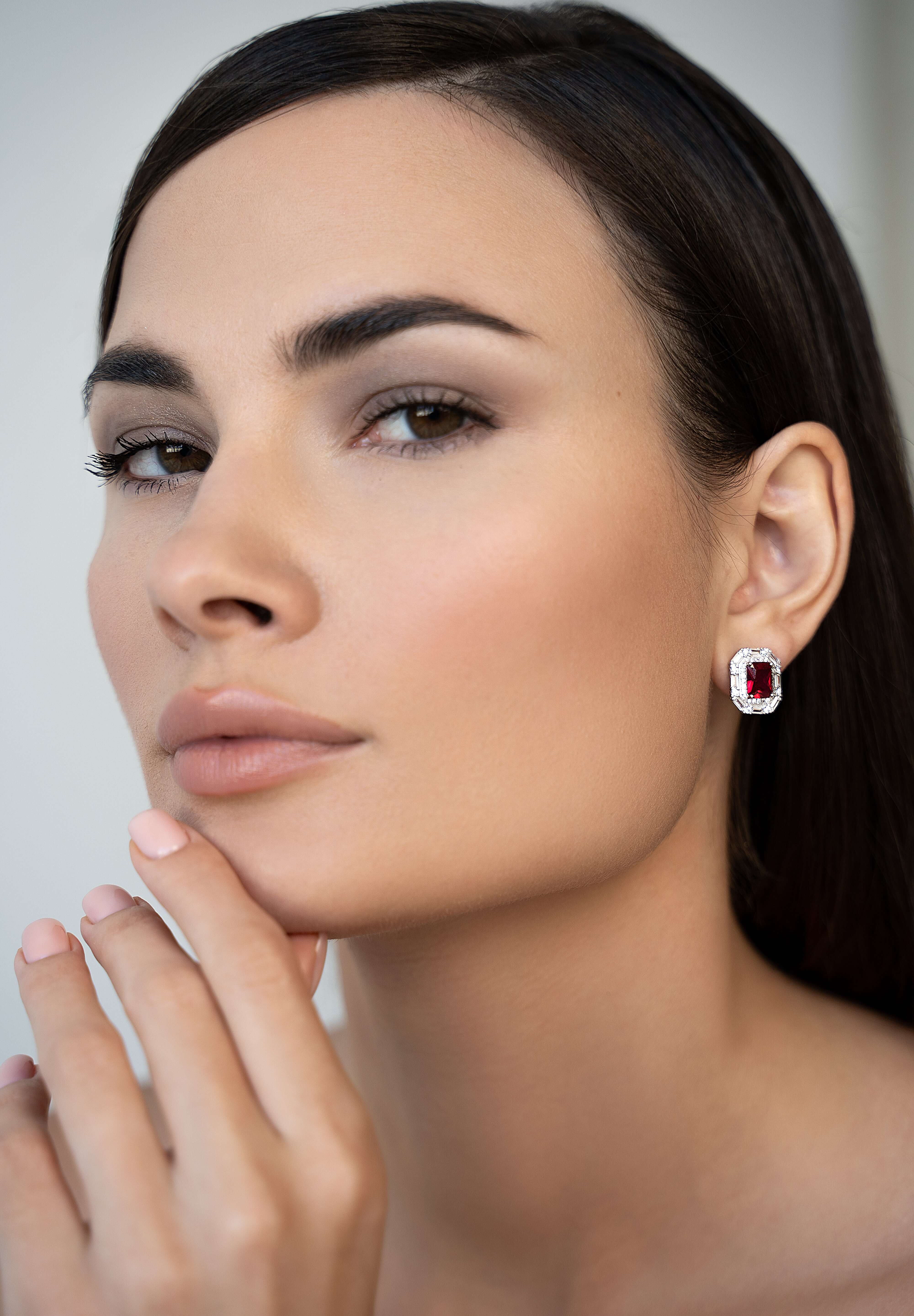Viviana Halil  The Laurent Earrings editorial fine jewelry design by Viviana Halil. 