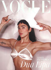Vogue magazine cover featuring jewelry designs by Viviana Halil 